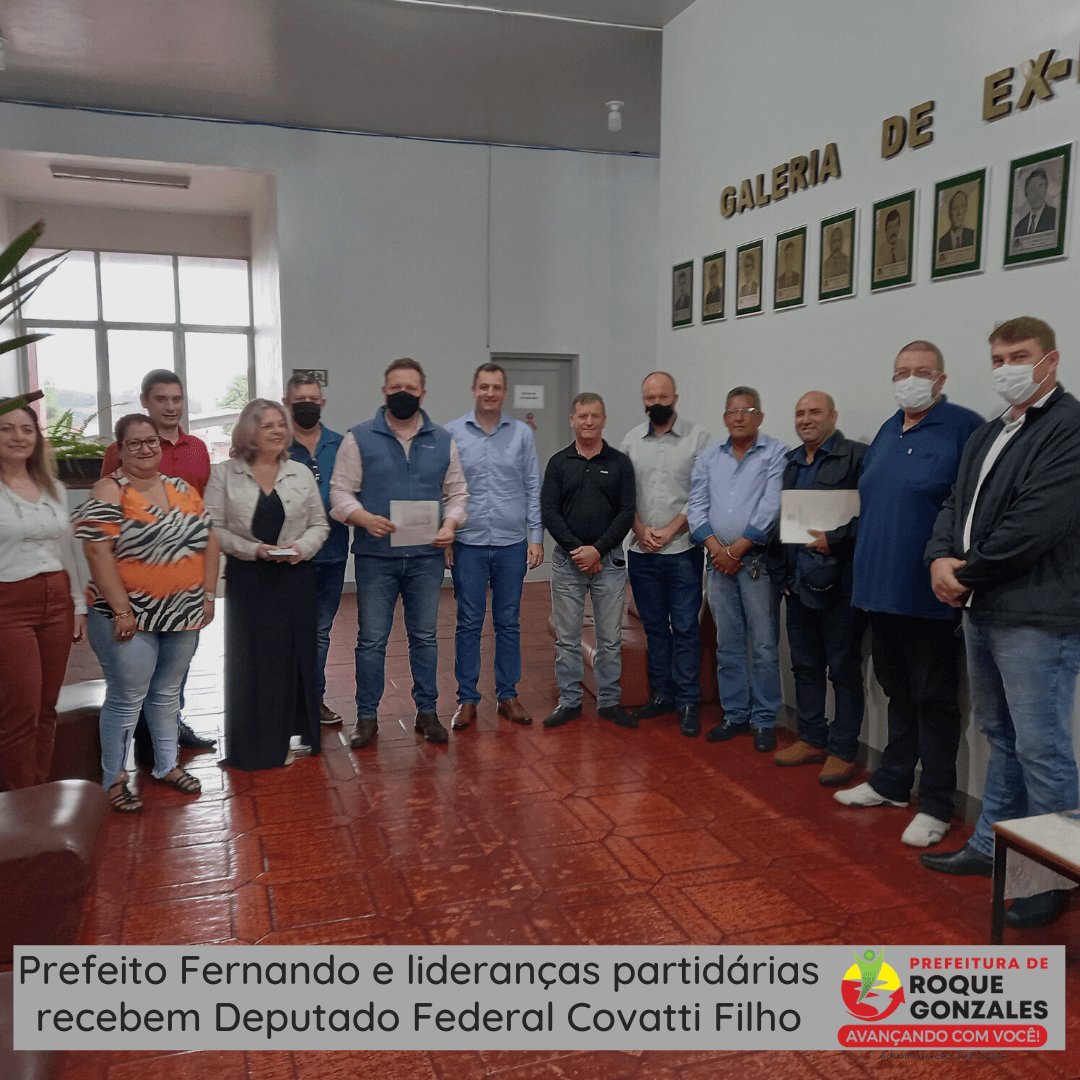 DEPUTADO COVATTI VISITA ROQUE GONZALES